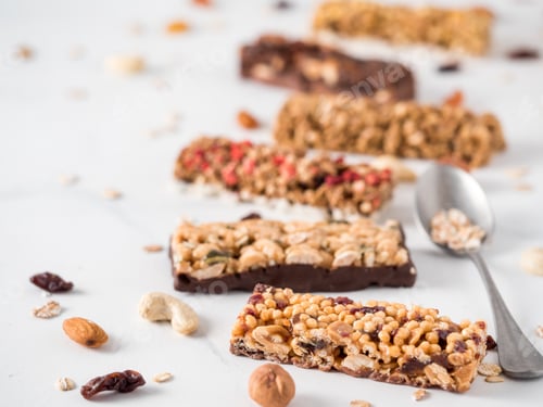 Preview: Set of different granola bars