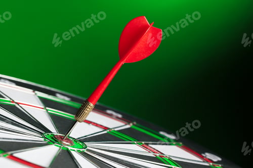 Preview: dartboard business success concept