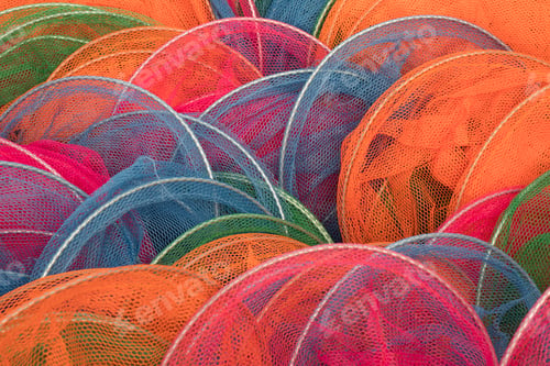 Preview: Colorful fish nets