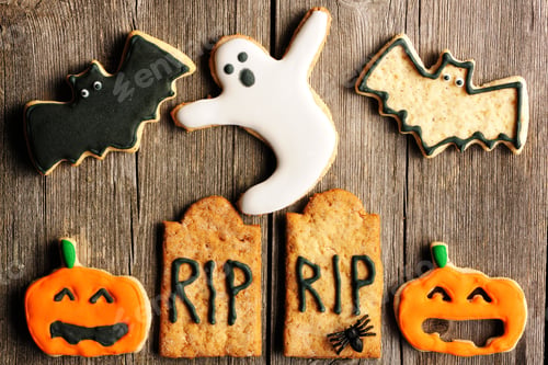 Preview: Halloween homemade gingerbread cookies