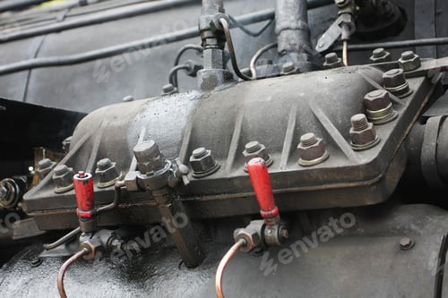 Preview: Industrial Detail Of Engine Boiler