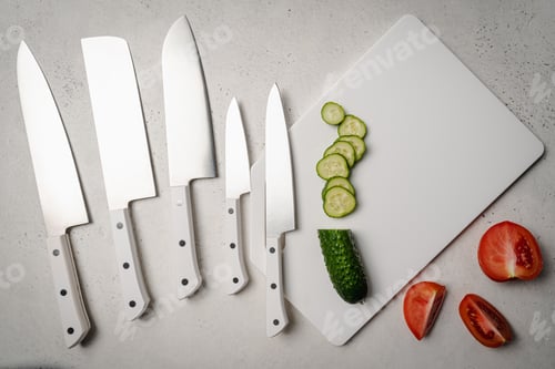 Preview: set of kitchen knives