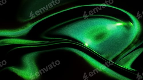 Preview: Retro abstract background, shiny flow shape with grain and gradient effect