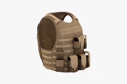 Preview: Modular tactical vest with multiple pockets and straps