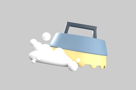 Preview: Fashion brush with bubbles accessory