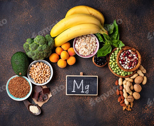 Preview: Assortment of food containing magnesium