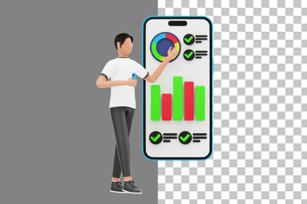 Preview: Data Analytics 3D Illustration
