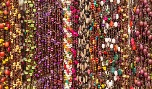 Preview: Colorful Beads As Background Pattern