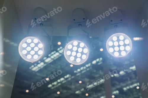Preview: Led Light On Mall Roof.