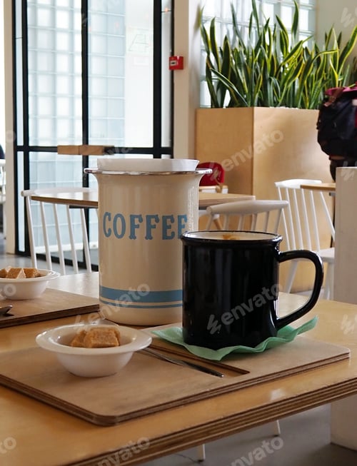 Preview: Morning coffee in the cafe