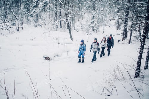 Preview: People in winter