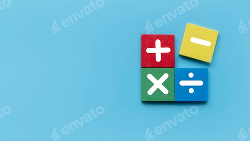Preview: Concept of education, business, math or calculation.