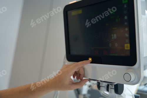 Preview: Close up photo of medical device in hospital
