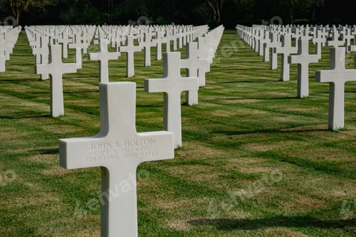Preview: American War Cemetery near Omaha Beach, Normandy, France
