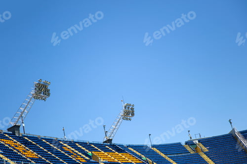 Preview: Detail of the football stadium