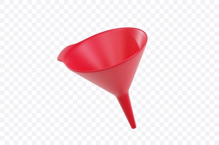 Vista previa: Embudo de laboratorio de plástico