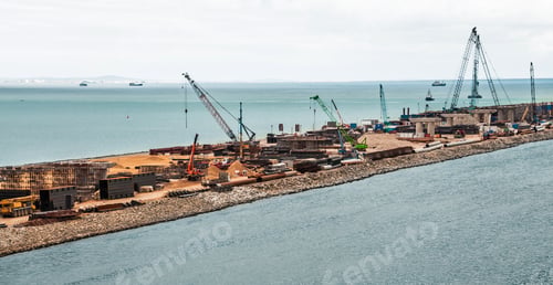 Preview: Construction of a bridge across the strait. Krymsky Bridge. The