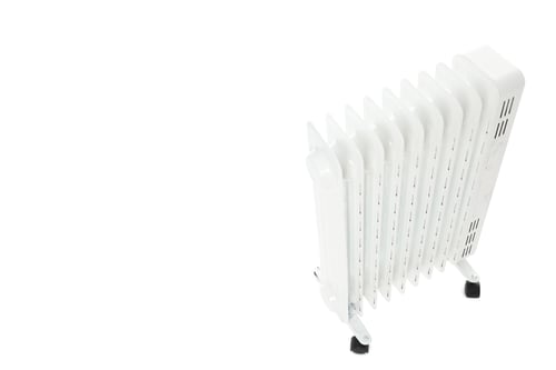 Preview: Modern electric heater isolated on white background