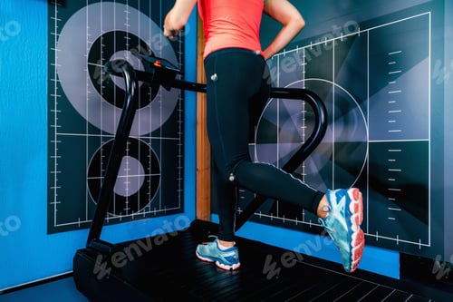Preview: Running Analysis, Female Athlete Running on a Treadmill