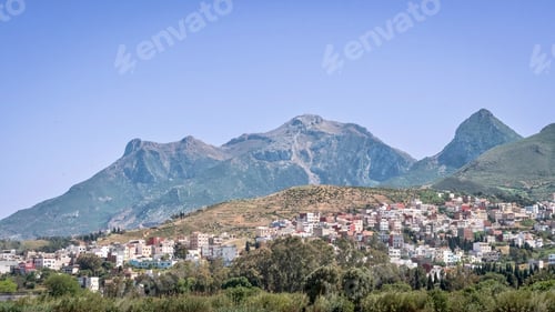 Preview: Rural town on a hillside in Tetouan, Morocco