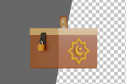 Preview: Charity Box 3D Icon