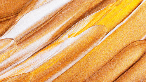 Preview: Abstract Sparkling Texture. Bronze Orange Background With Glittering Smears