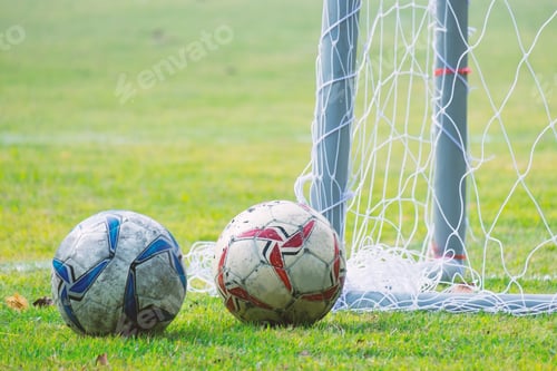 Preview: Balls on the football ground