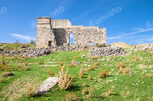 Preview: Beautiful view of Acinipo ruins in Ronda, Malaga, Spain