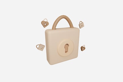 Preview: Lock Soft 3D Illustration