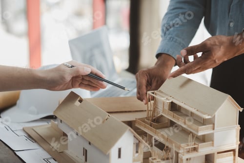 Preview: Architects and engineers are working together to edit the draft building plan that was designed afte