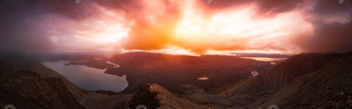 Preview: anoramic View of Canadian Mountain Landscape