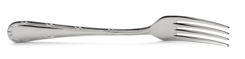 Preview: Silver cutlery fork isolated on white background