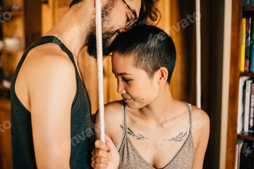 Preview: Couple on indoor swing