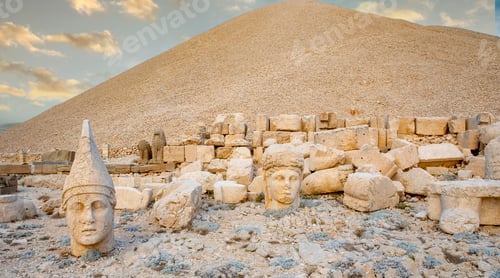 Preview: Travel concept photo. Adiyaman / Nemrut Mountain / Turkey