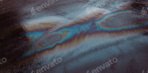 Preview: Oil slicks on wet asphalt