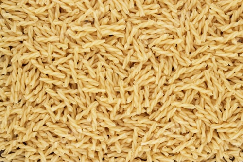 Preview: Dry Uncooked Gemelli Pasta Texture Background