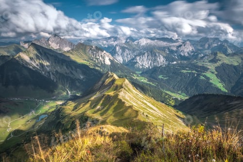 Preview: Scenic Spring Landscape in Bregenzerwald Austria