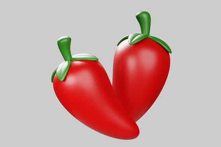Preview: Glossy red chili peppers