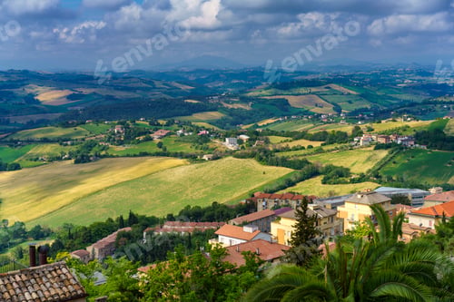 Preview: Fermo, Marche, Italy: panoramic view