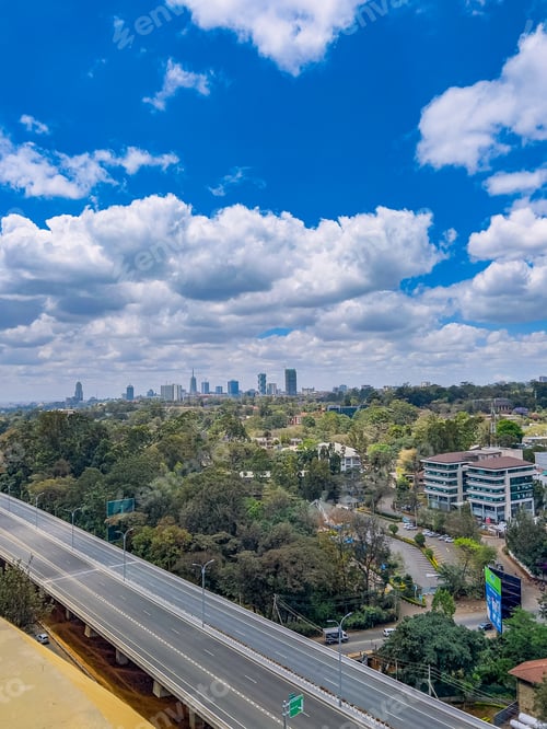 Preview: Kenyan Capitals City Cityscapes Skyline Skscrapers Nairobi Landmark Buildings