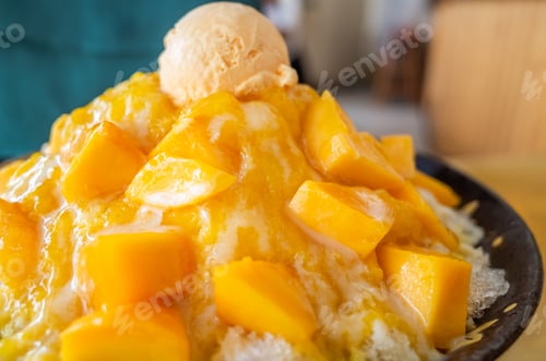 Preview: Eating Mango Shaved Ice With Colorful Dessert, Famous Taiwanese Snacks At Taiwan
