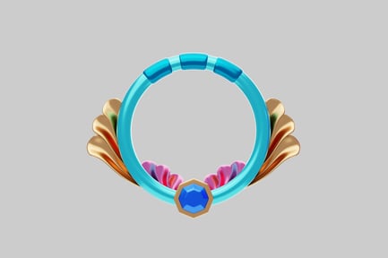 Preview: Candy ring fruit decoration