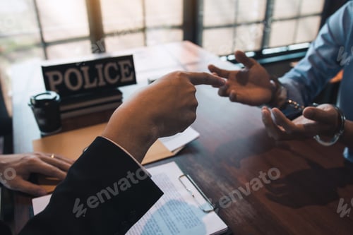 Preview: Police officers pointed to the handcuffs of offenders and talked about the offense of corruption
