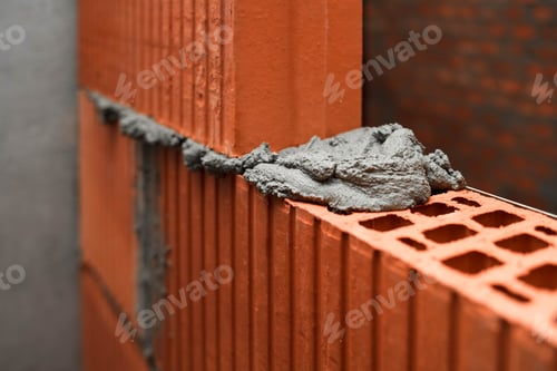 Preview: Masonry of a large red brick