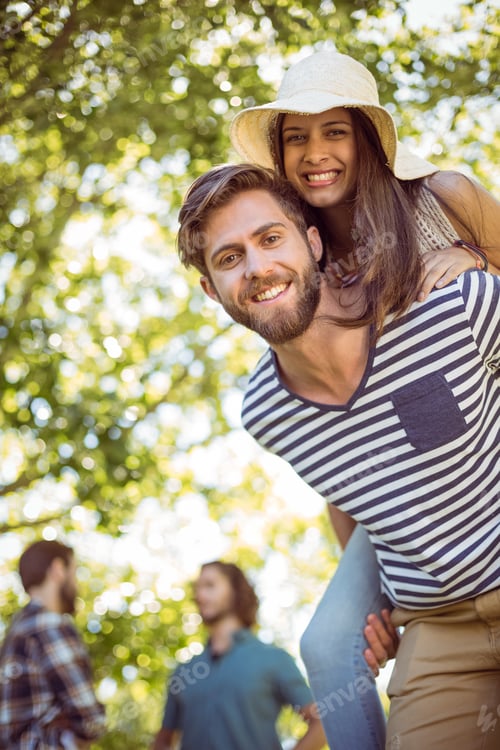 Preview: Hipster Couple Having Fun Together On A Summers Day