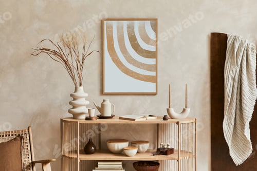 Preview: Creative composition of living room interior design