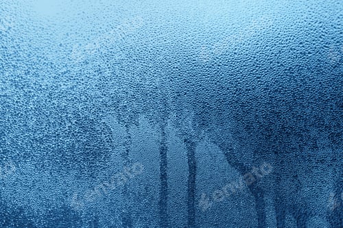 Preview: water drops on glass