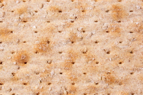 Preview: Traditional matzah bread pattern and heart shaped matzah