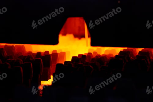 Preview: Hot steel blanks coming out of furnace