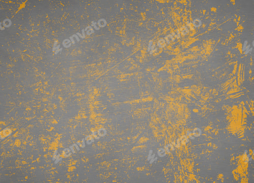 Preview: Background of brushed metal with yellow paint
